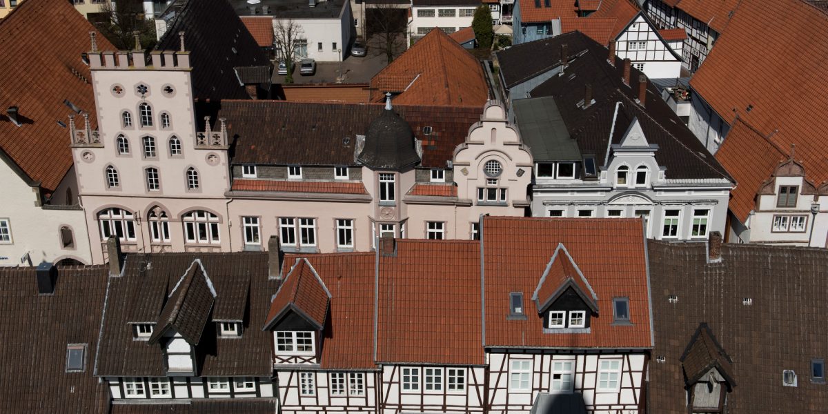 Städtebauförderung in Lemgo / Luftaufnahme Kernstadt