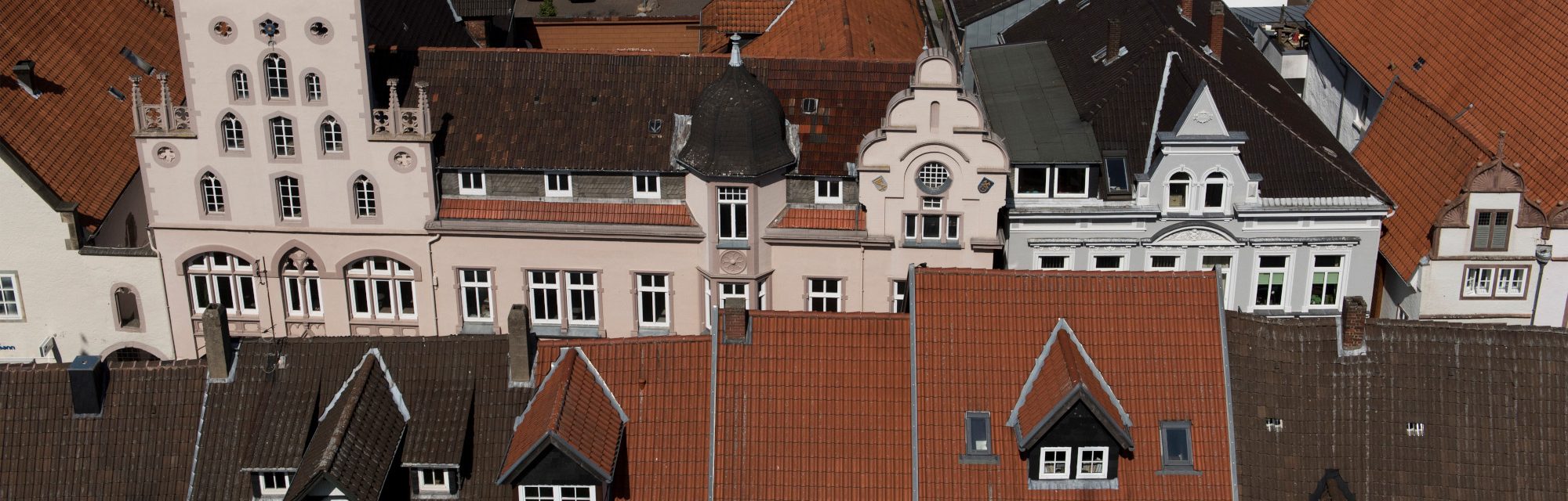 Städtebauförderung in Lemgo / Luftaufnahme Kernstadt